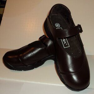 Women's Pothia Olympia Mary Jane Shoes US 6 EU 36 Brown Leather Buckle